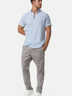 Indicode Herren Hose - Cunningham in hellgrau grau