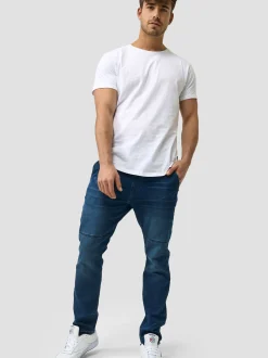 Indicode Herren Hose - Fabrizio in medium stone weiß