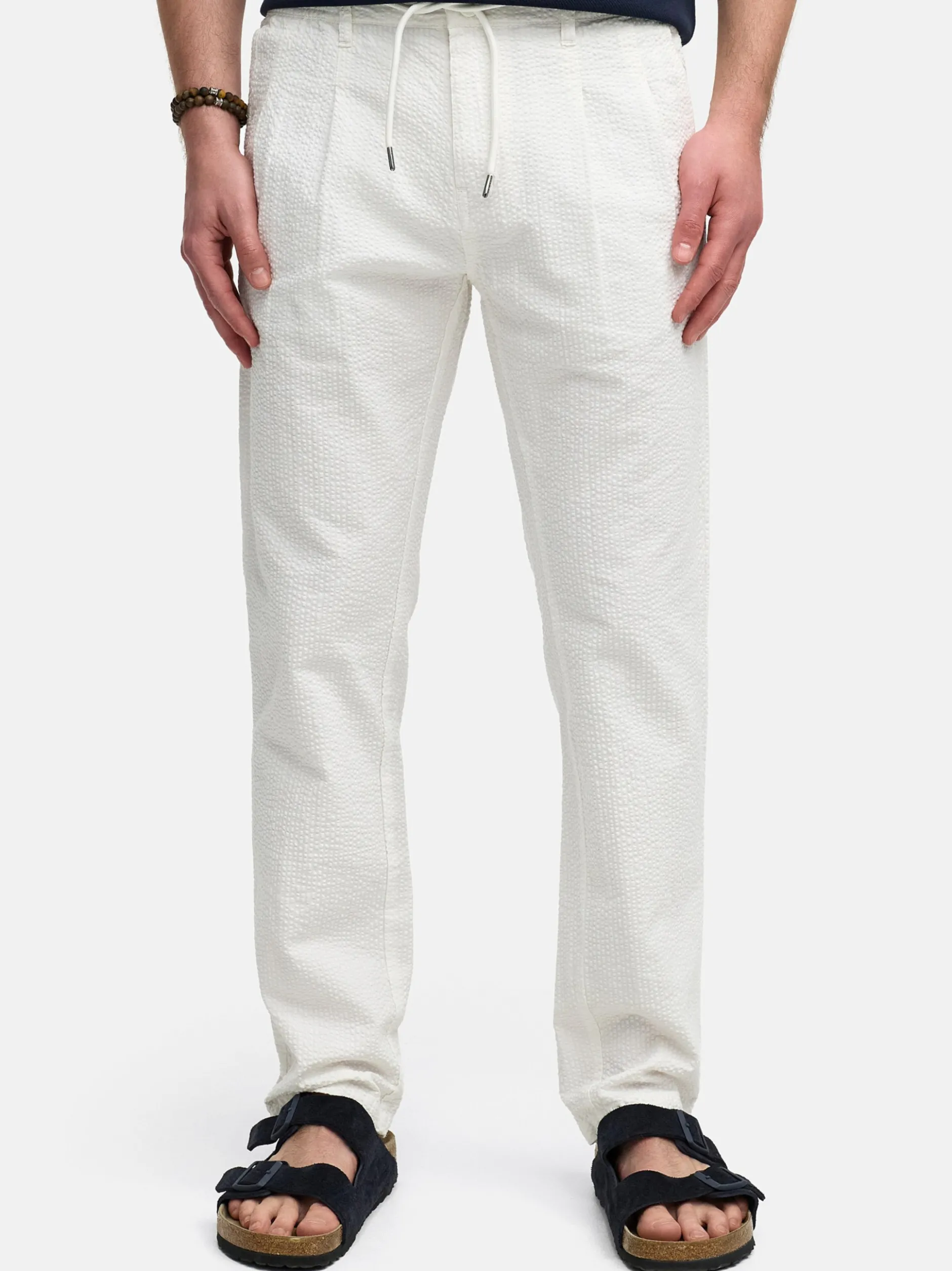 Indicode Herren Hose - INWebb in weiß