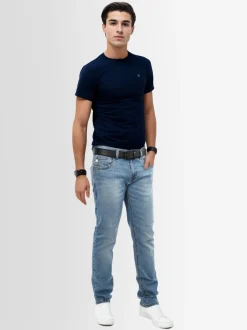 Indicode Herren Jeans - Ingianluca in hellblau
