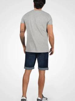 Indicode Herren Jeansshorts - IDQuentin in blau