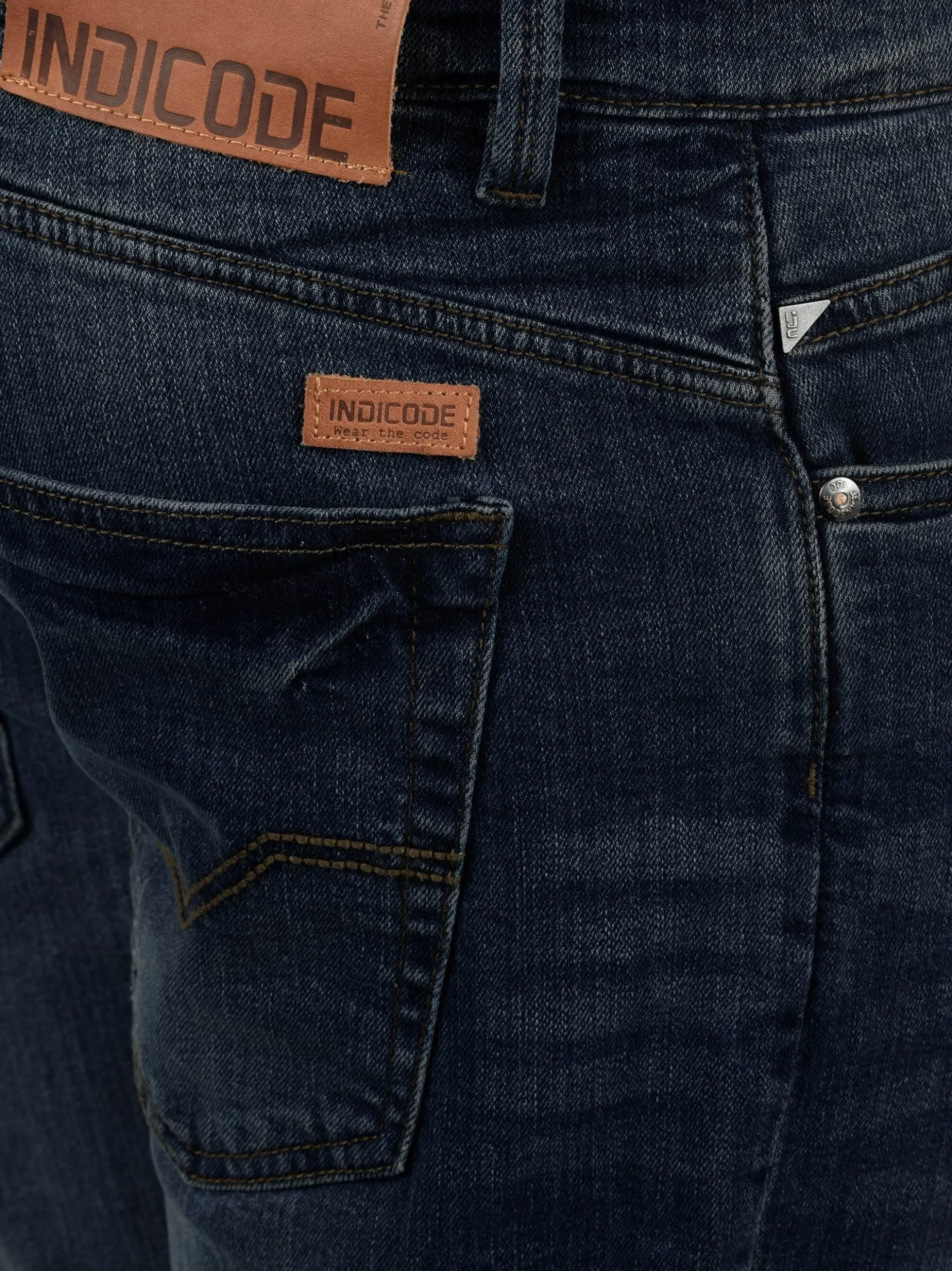 Indicode Herren Jeansshorts - IDQuentin in blau