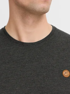 Indicode Herren Langarmshirt - IDPhillo in anthrazit