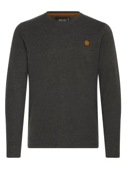 Indicode Herren Langarmshirt - IDPhillo in anthrazit