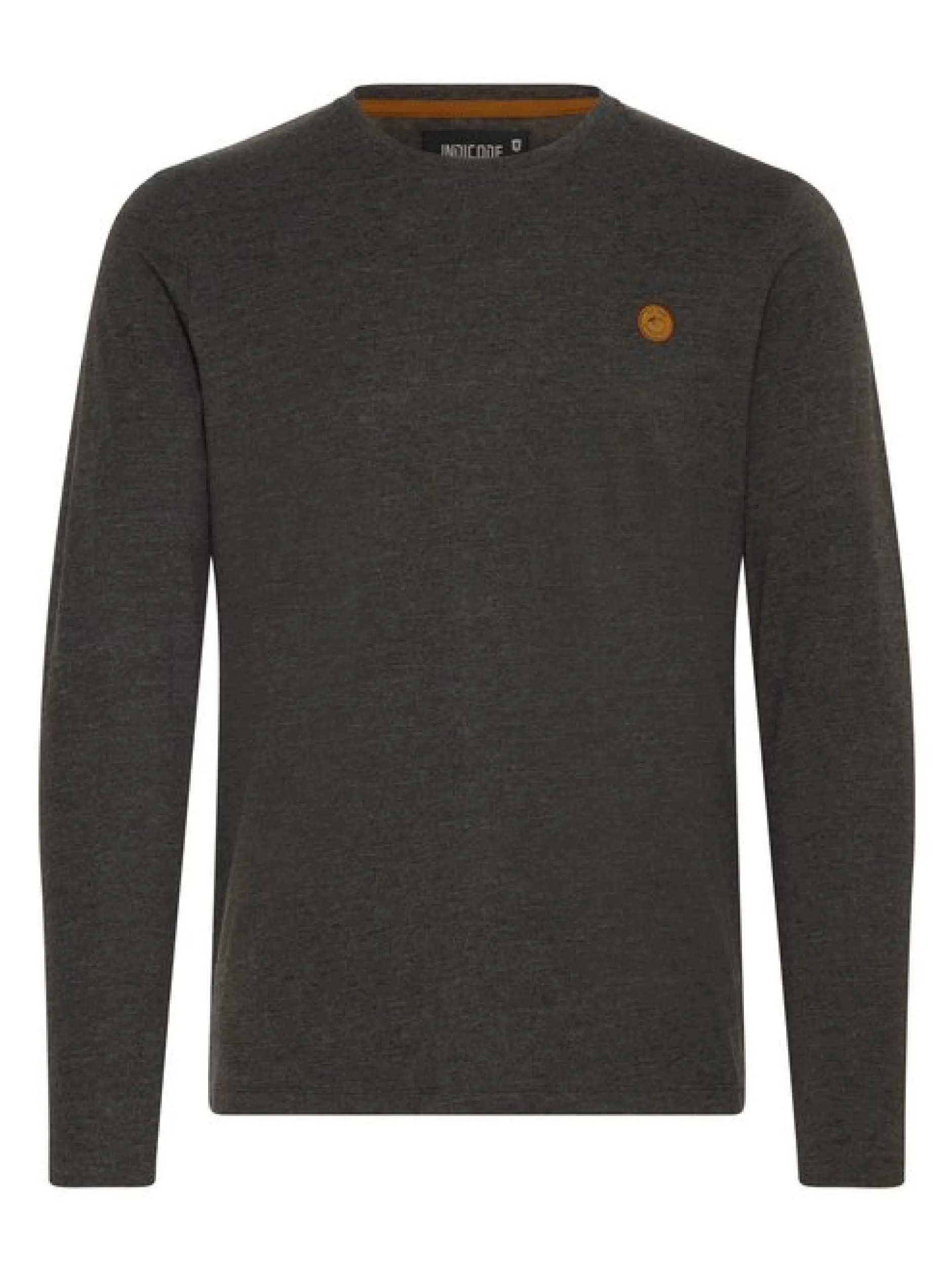 Indicode Herren Langarmshirt - IDPhillo in anthrazit