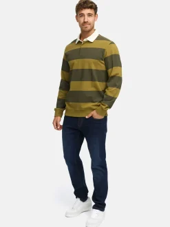 Indicode Herren Langarmshirt - INDinaro in grün mehrfarbig
