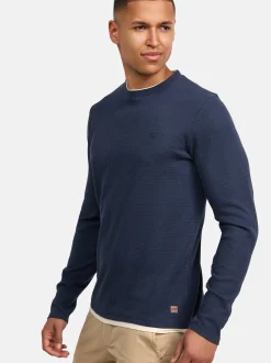 Indicode Herren Langarmshirt - INValwald in marine