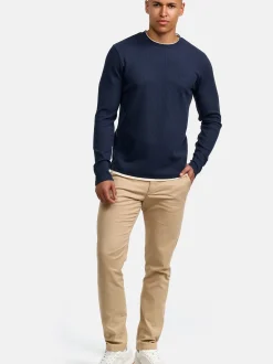 Indicode Herren Langarmshirt - INValwald in marine