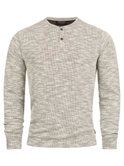 Indicode Herren Langarmshirt - INVitus in braun beige