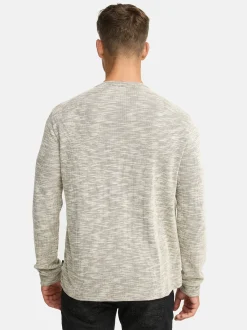 Indicode Herren Langarmshirt - INVitus in braun beige