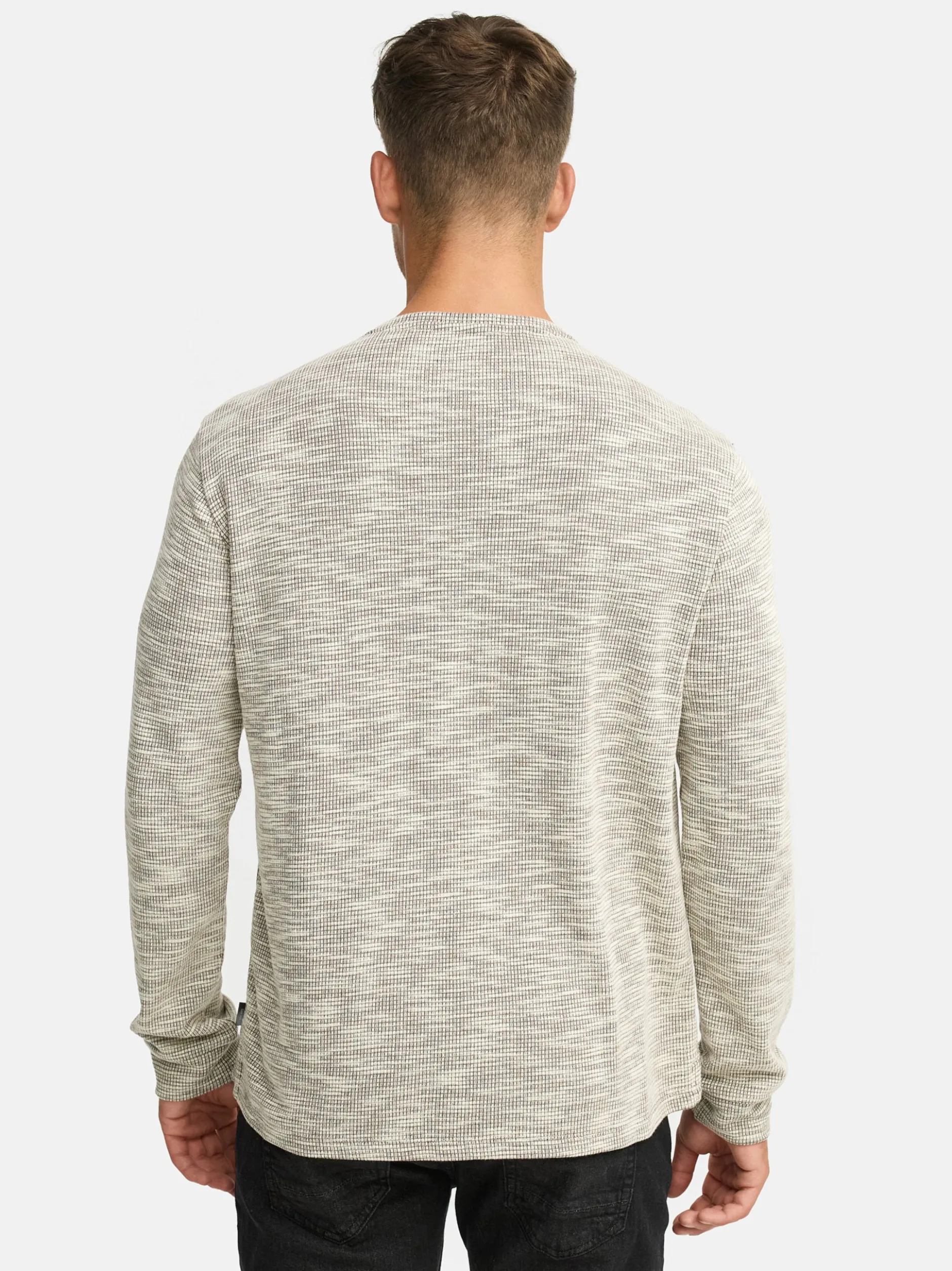 Indicode Herren Langarmshirt - INVitus in braun beige