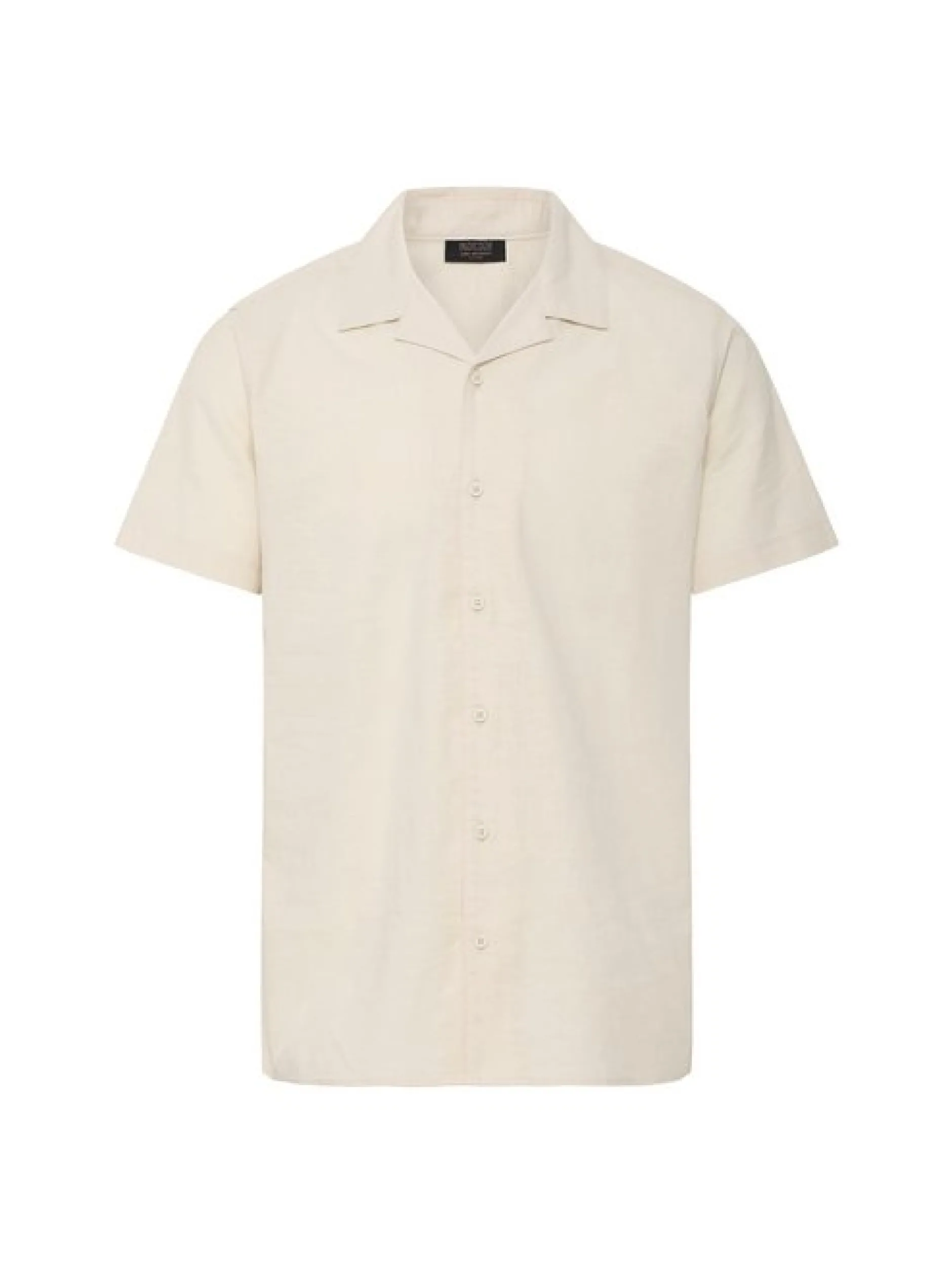 Indicode Herren Leinenhemd - IDMonken in beige