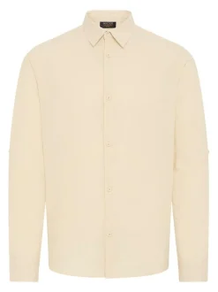 Indicode Herren Leinenhemd - IDMonko in beige