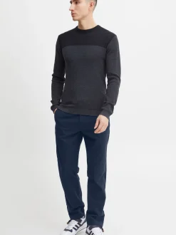 Indicode Herren Leinenhose - IDIves in blau