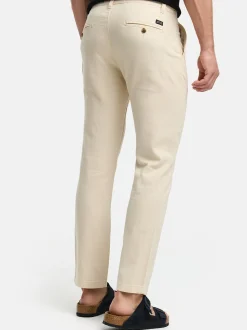 Indicode Herren Leinenhose - INGuy in beige sand