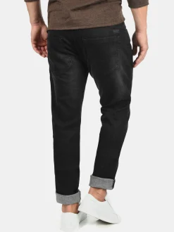 Indicode Herren 5-Pocket-Jeans - IDQuebec in schwarz