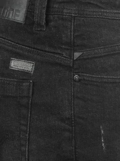 Indicode Herren 5-Pocket-Jeans - IDQuebec in schwarz