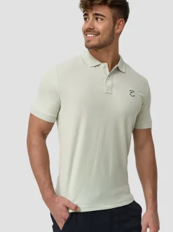 Indicode Herren Poloshirt - Wadim in mint gelb