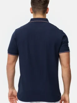 Indicode Herren Poloshirt - Wallo in marine