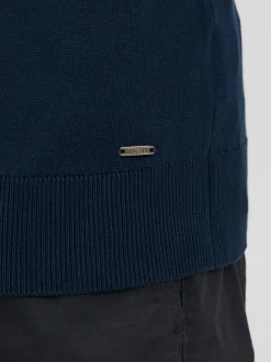Indicode Herren Rundhalspullover - IDBadan in marine