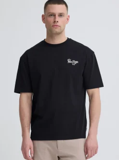 Indicode Herren Rundhalsshirt - IDBrybell in schwarz