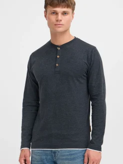 Indicode Herren Rundhalsshirt - IDGifford in blau