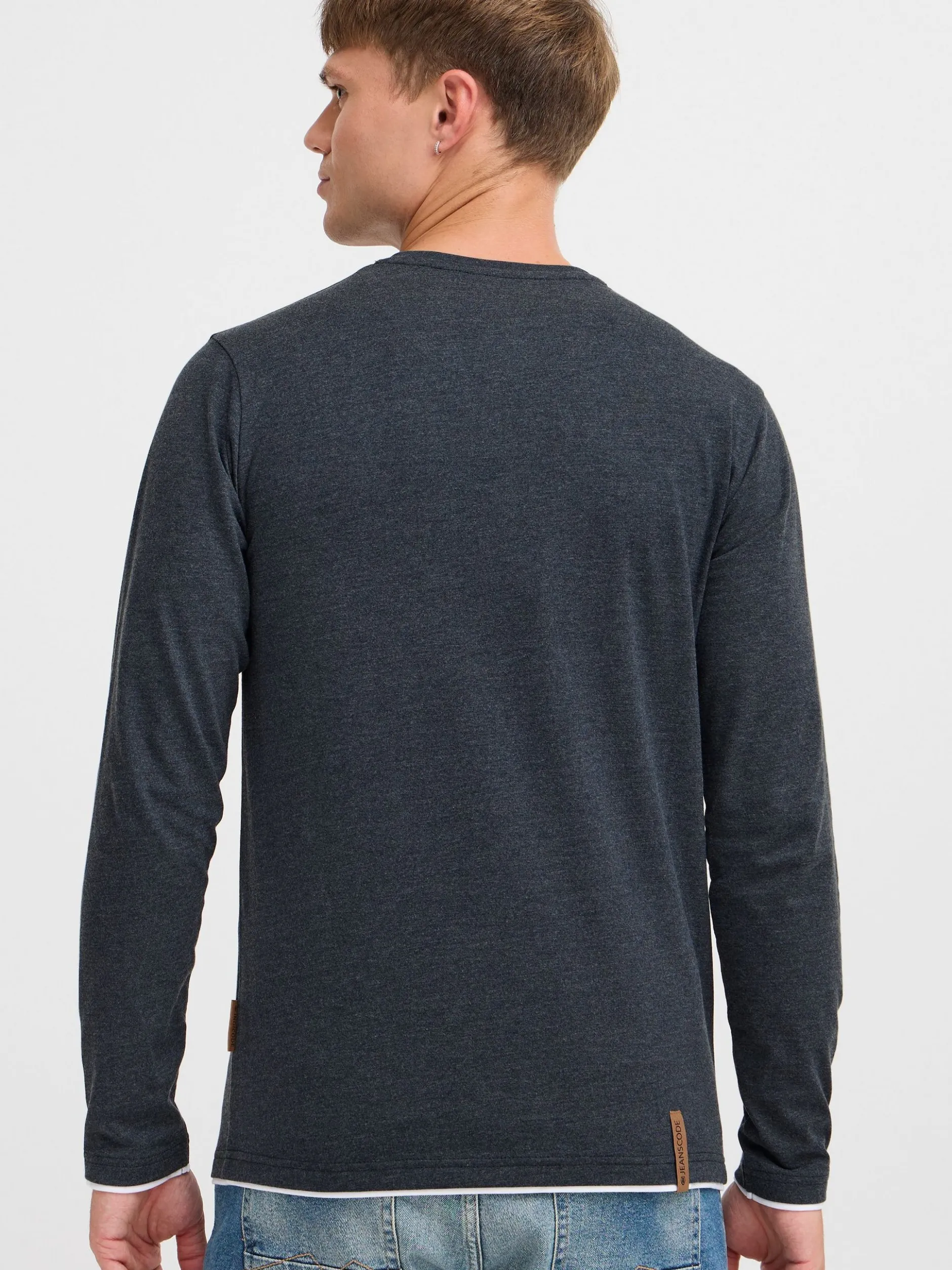 Indicode Herren Rundhalsshirt - IDGifford in blau