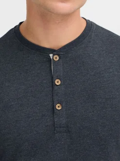 Indicode Herren Rundhalsshirt - IDGifford in blau