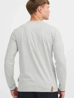 Indicode Herren Rundhalsshirt - IDGifford in grau