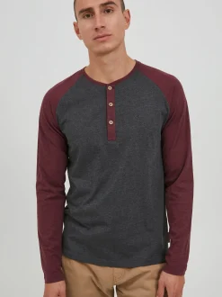 Indicode Herren Rundhalsshirt - IDWinston in rot
