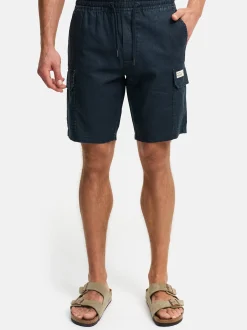 Indicode Herren Shorts Cargo - INCorry in blau