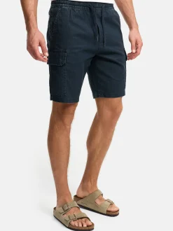 Indicode Herren Shorts Cargo - INCorry in blau