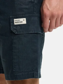 Indicode Herren Shorts Cargo - INCorry in blau