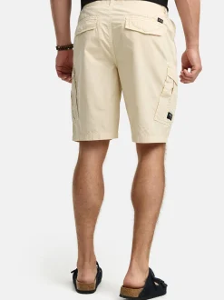 Indicode Herren Shorts Cargo - INDreier in beige sand