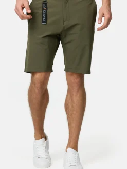 Indicode Herren Shorts Chino - INGareth in khaki
