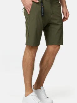 Indicode Herren Shorts Chino - INGareth in khaki