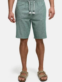 Indicode Herren Shorts Chino - INLino Short in grün
