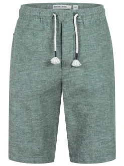Indicode Herren Shorts Chino - INLino Short in grün