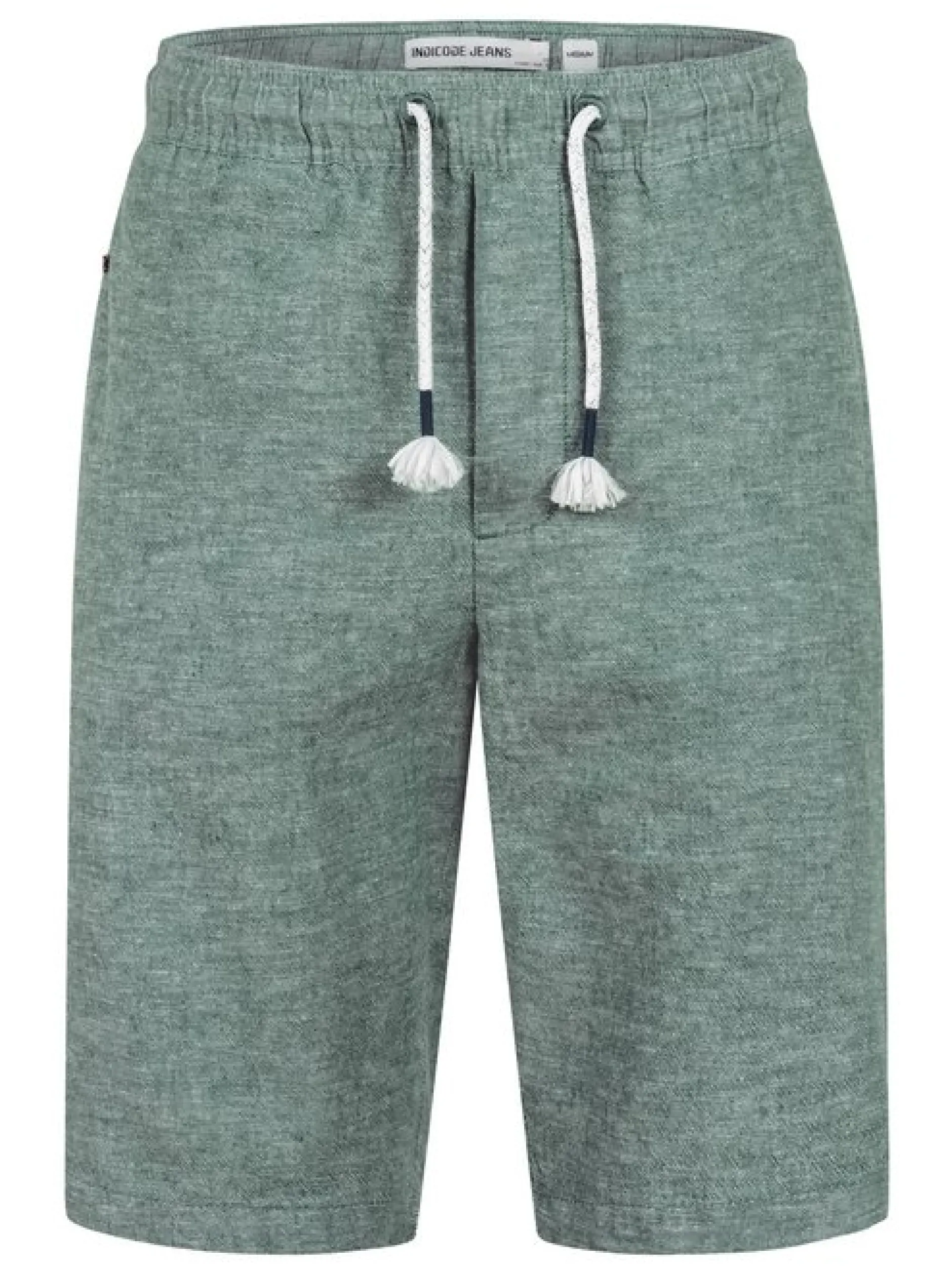 Indicode Herren Shorts Chino - INLino Short in grün