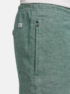Indicode Herren Shorts Chino - INLino Short in grün