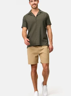 Indicode Herren Shorts Chino - INMargera in beige sand