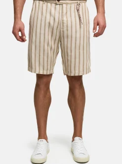 Indicode Herren Shorts Chino - INMonetti in beige mehrfarbig