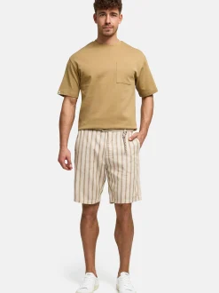 Indicode Herren Shorts Chino - INMonetti in beige mehrfarbig