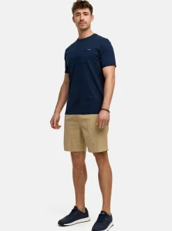 Indicode Herren Shorts Chino - INPolle in beige sand