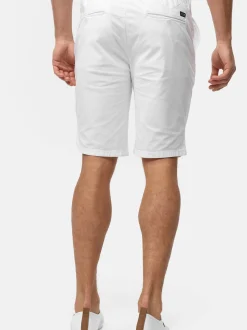 Indicode Herren Shorts Chino - INSan in weiß