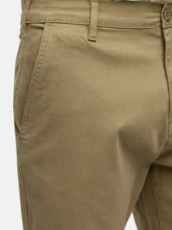 Indicode Herren Shorts Chino - INSeven in beige grün
