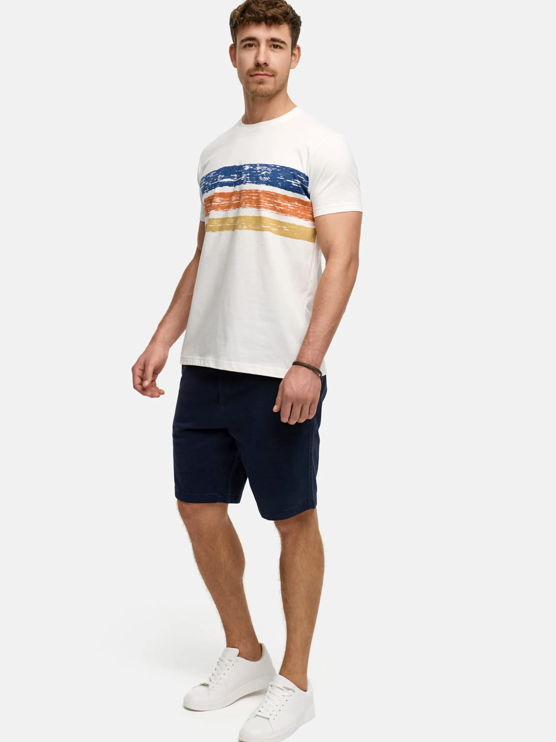 Indicode Herren Shorts Chino - INSeven in marine