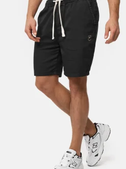 Indicode Herren Shorts Chino - Kendari in schwarz
