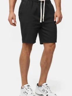 Indicode Herren Shorts Chino - Kendari in schwarz