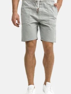 Indicode Herren Shorts Chino - Stoufville in hellgrau grau